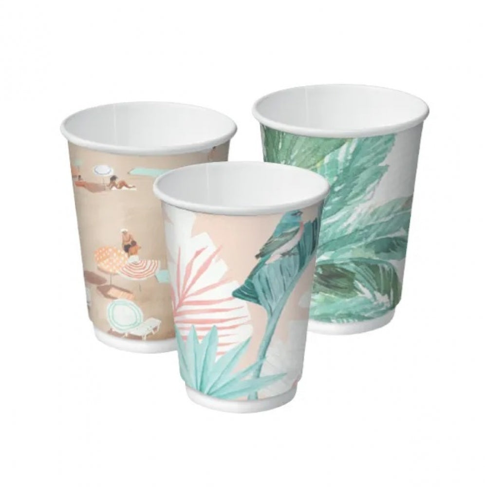 Castaway EnviroCup Combo Double Wall Coffee Cups 12oz