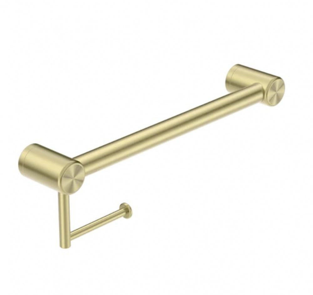 Nero Mecca Care NRCR3218A Grab Rail with Toilet Roll Holder