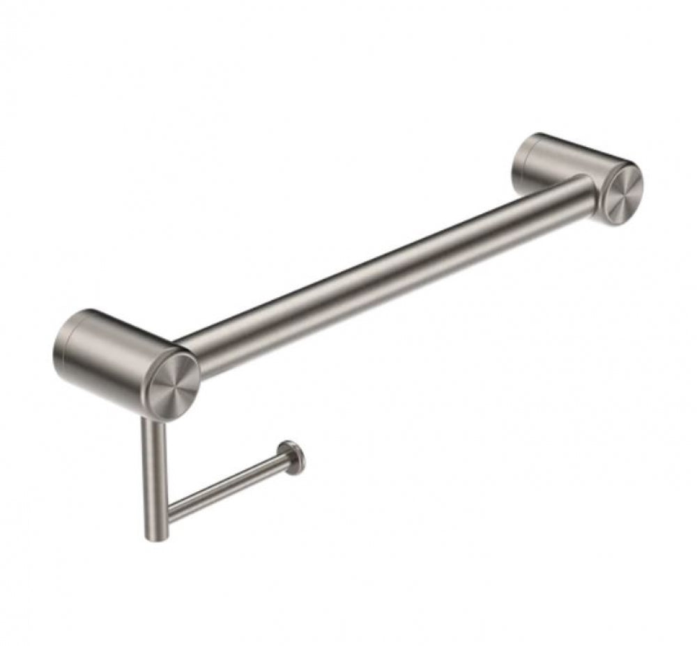 Nero Mecca Care NRCR3218A Grab Rail with Toilet Roll Holder