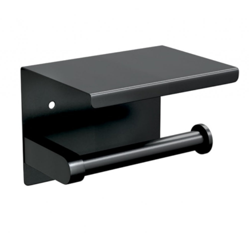 Metlam ML268 Single Toilet Roll Holder with Shelf Top