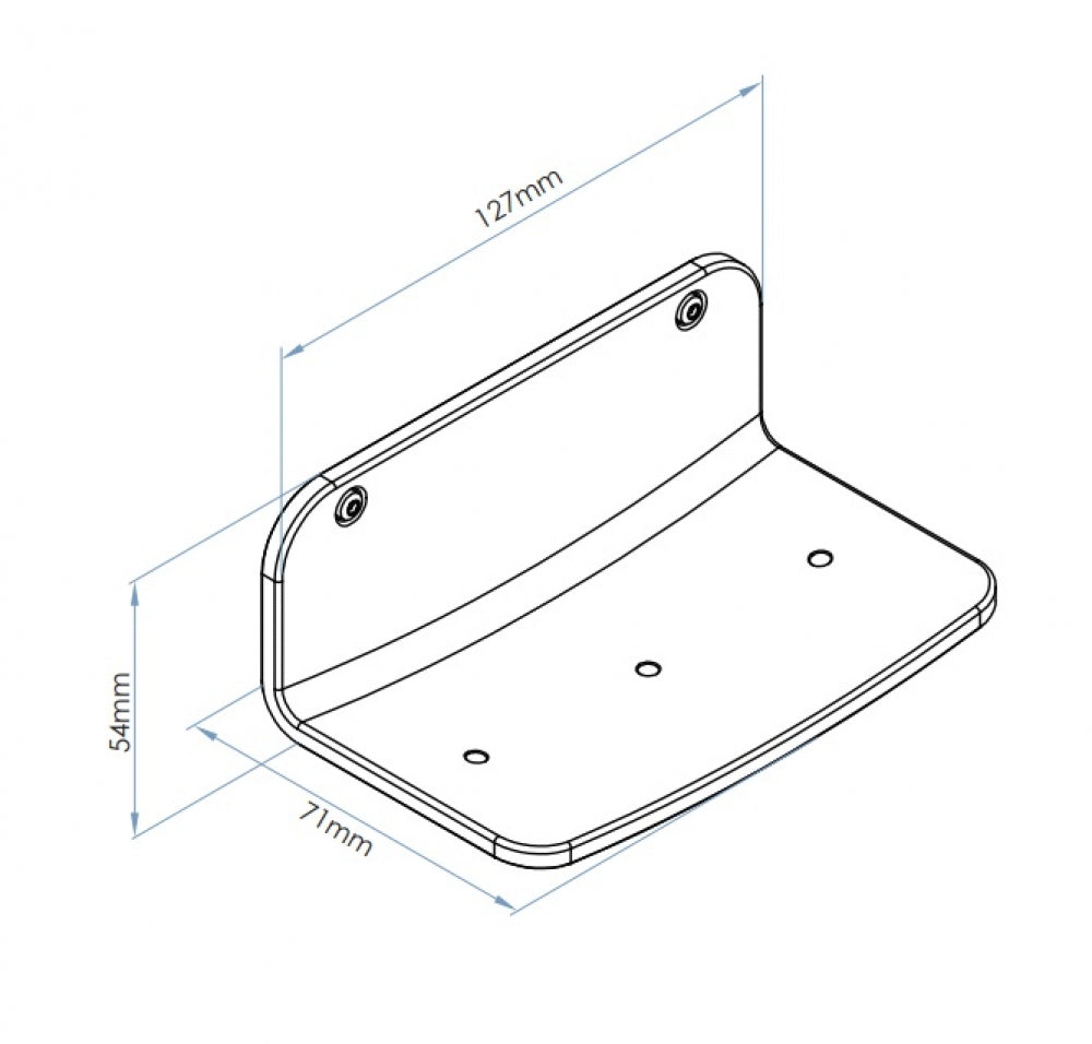 Bradley 900 Soap Dish Heavy Duty