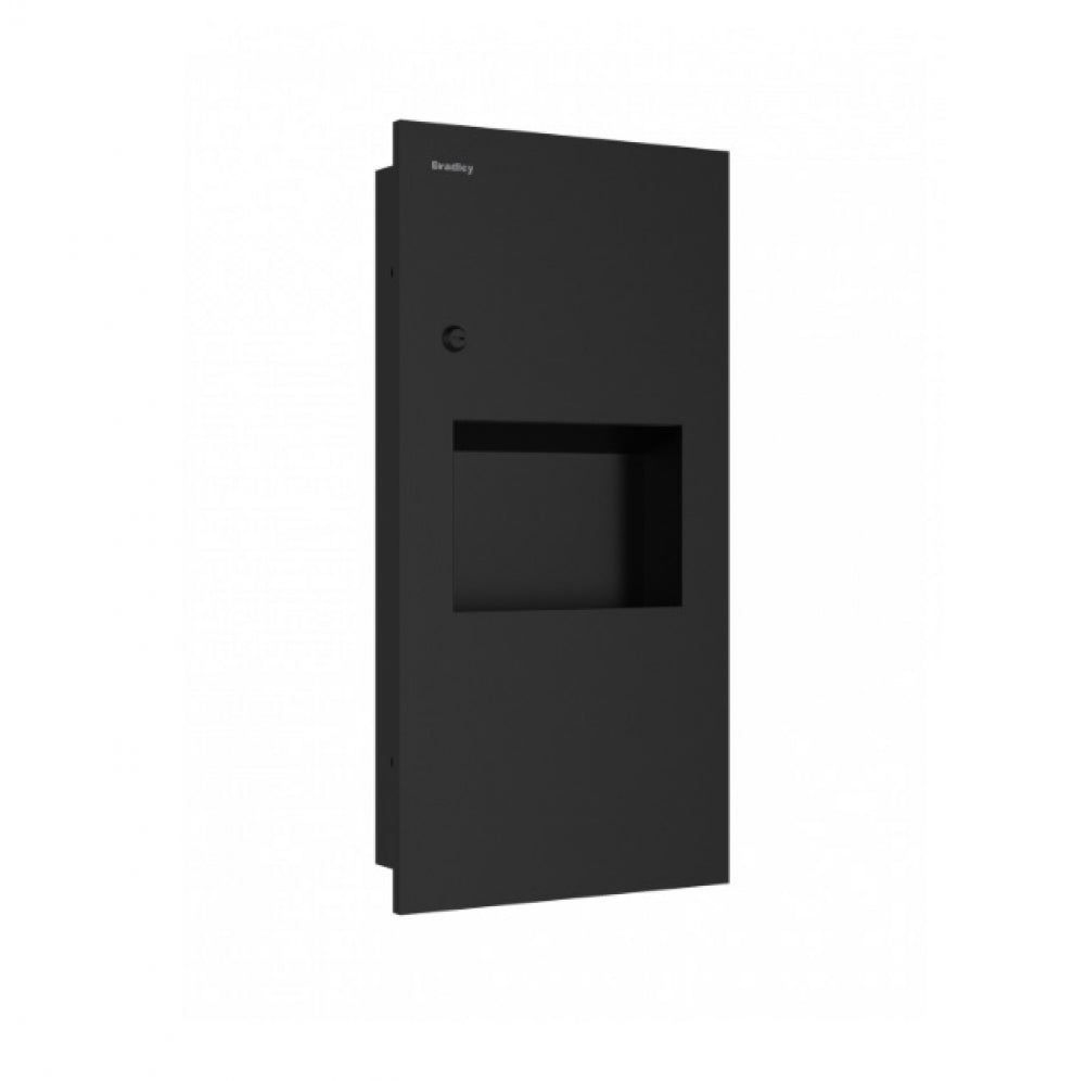 Bradley Contemporary 2297A-MB Combo Unit Towel and Waste Receptacle 8L