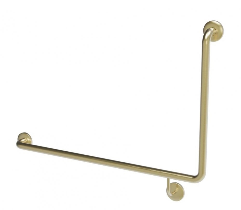 Bradley 832-PVD-BB Toilet Grab Rail 90 Degree Left Hand
