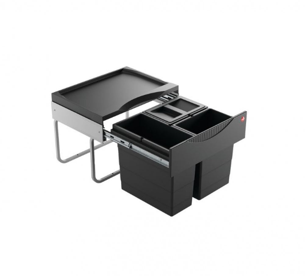 Hafele Hailo Triple Waste Bin