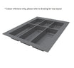 Hafele Classico 500 Cutlery Tray Suits 800mm Drawer