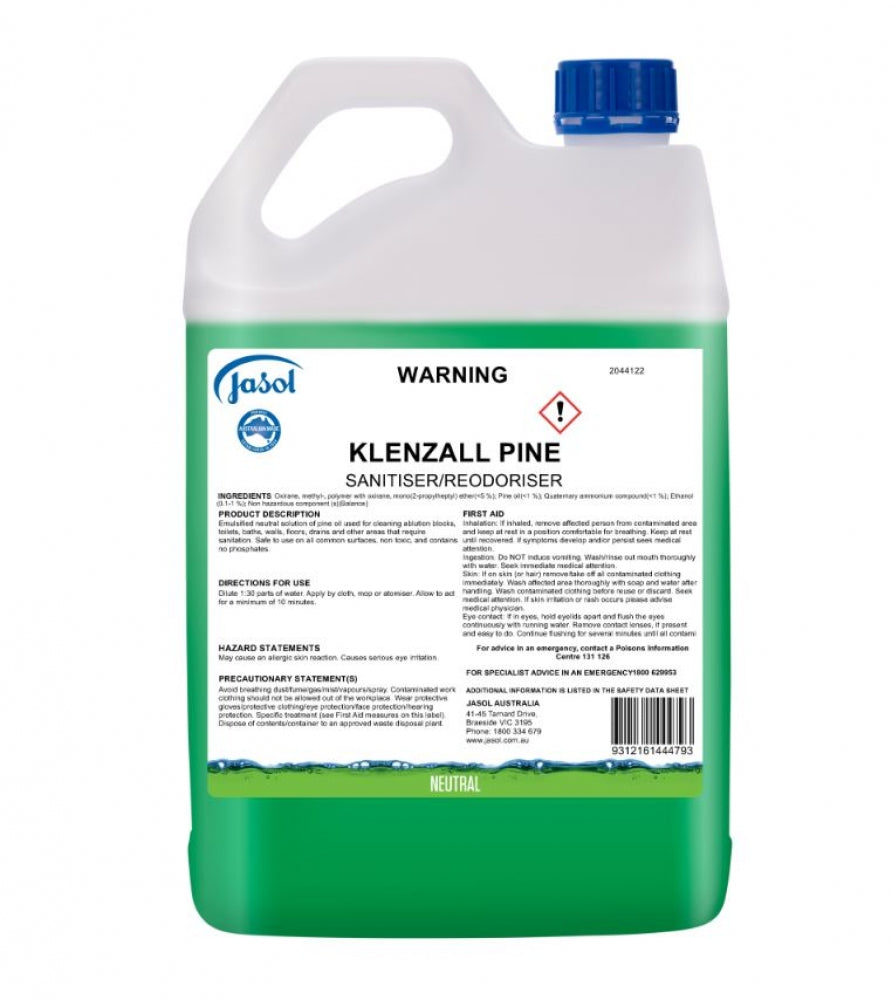 Jasol Klenzall Pine Cleaner and Reodourant