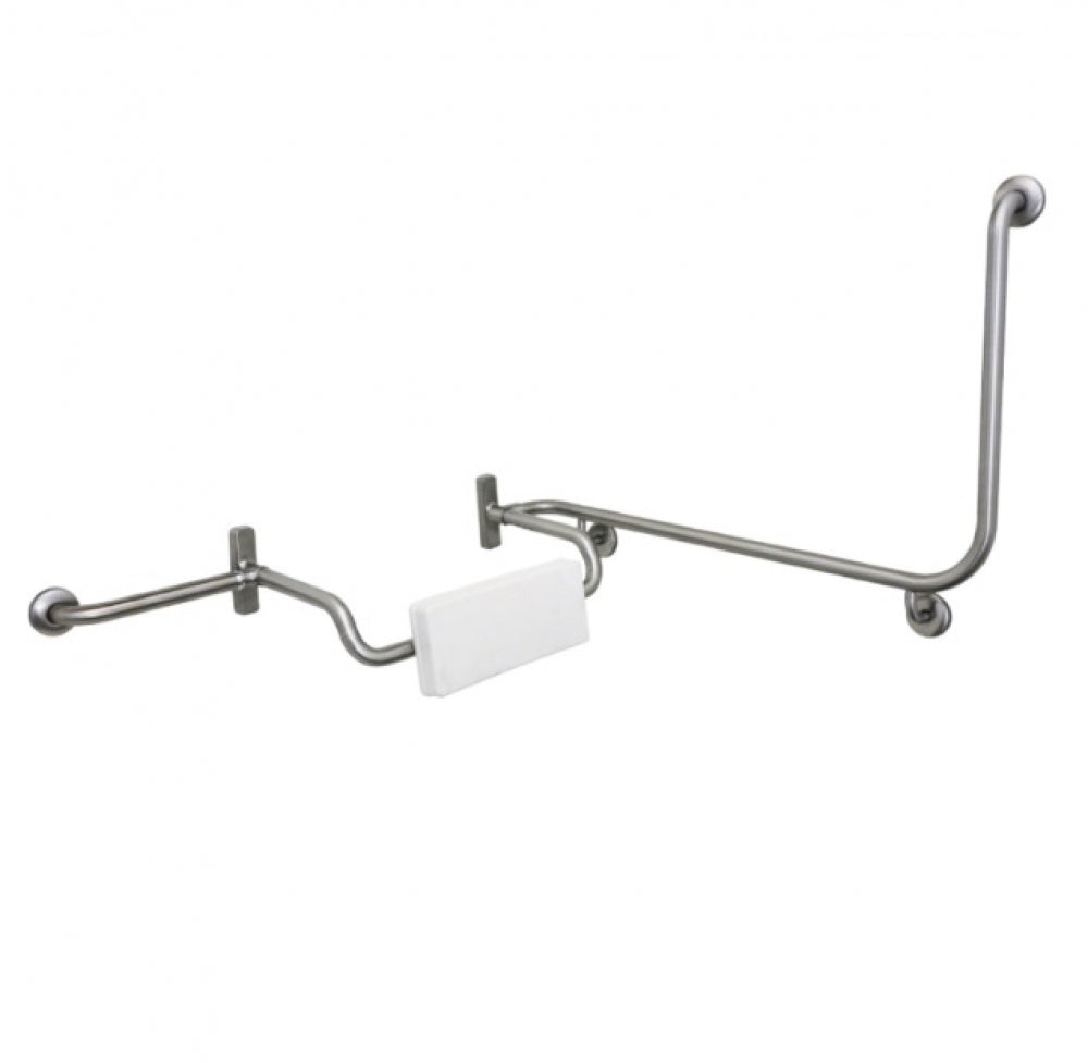Bradley 8916 Combo Grab Rail and Backrest