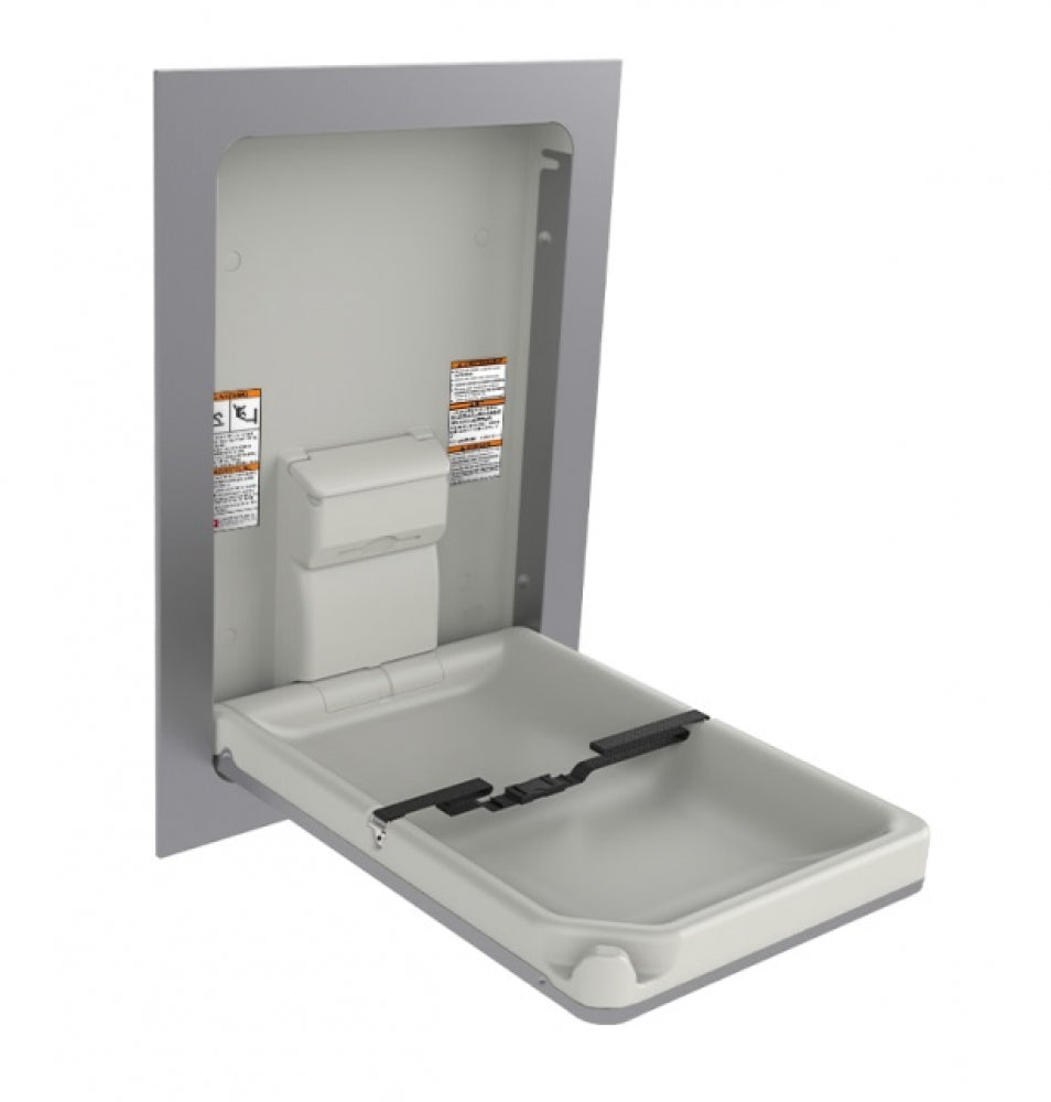 JD MACDONALD 10-9017 Baby Change Table Vertical Recessed