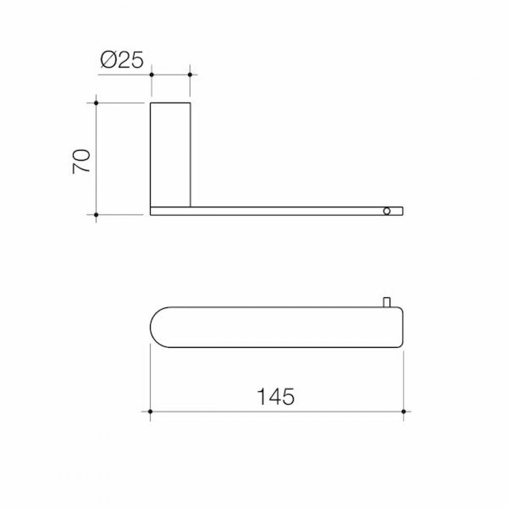 Caroma Urbane II 99620BN Single Toilet Roll Holder