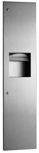 BOBRICK Trimline B3803 Paper Dispenser and Waste Receptacle 24L