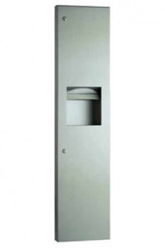 BOBRICK Trimline B38034 Combo Paper Towel and Waste Receptacle 14L